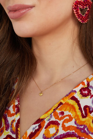 Double heart necklace - gold h5 Picture3